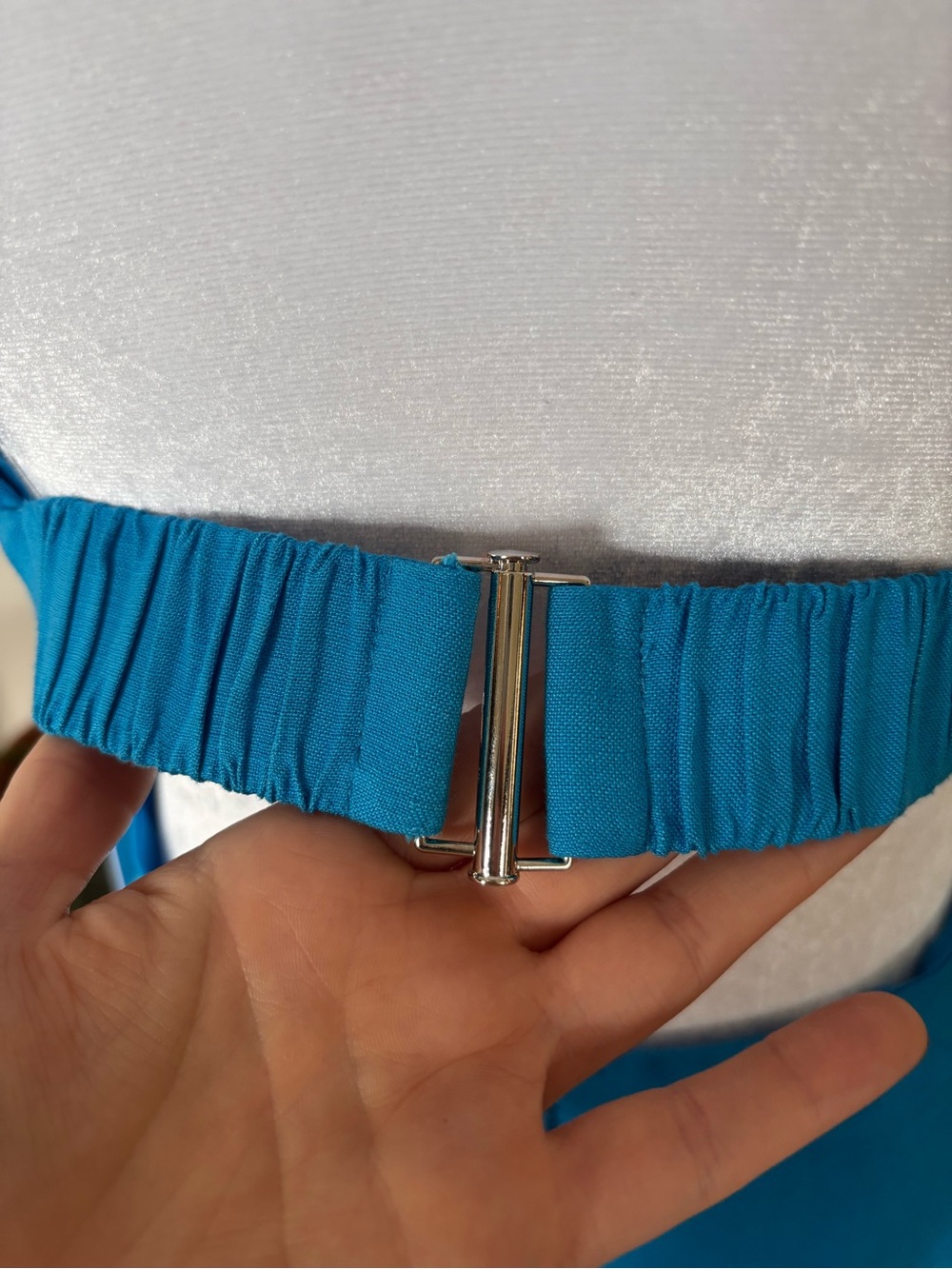 Astr Electric Blue Backless Spaghetti-Strap Midi Dress - Picture 9 of 9